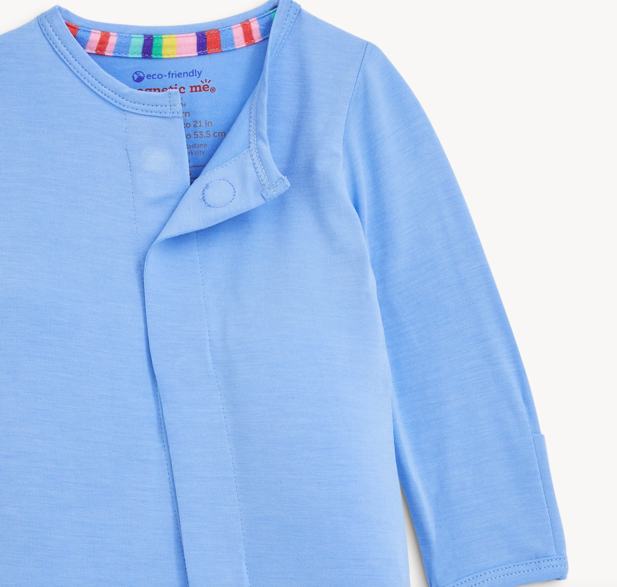 Solid Modal Footie, Cloud Blue - Magpies Paducah