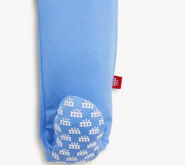 Solid Modal Footie, Cloud Blue - Magpies Paducah