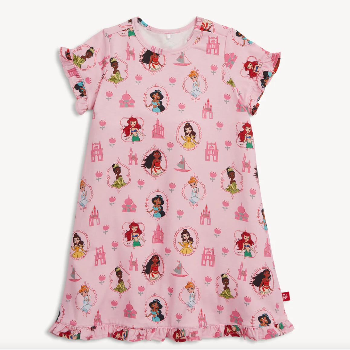 Short Sleeve Nightgown, Princess Royal Radiance - Magpies Paducah