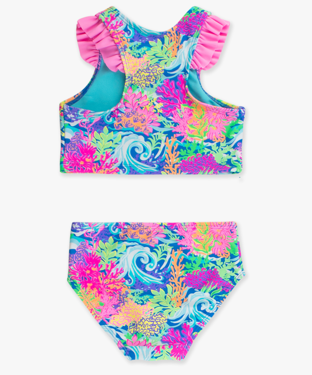 Racerback Tankini, Ocean Coral