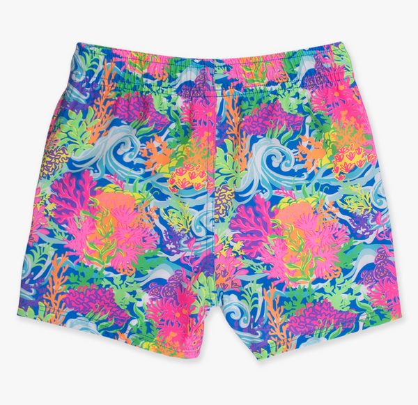 Hybrid Swim Trunk, Ocean Coral