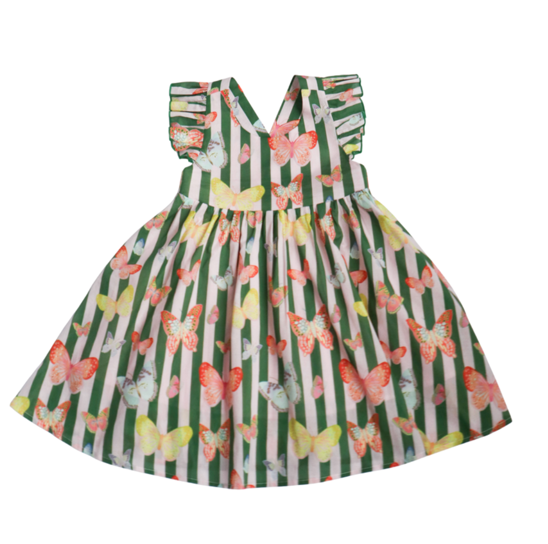 Josie Dress, Butterfly Green - Magpies Paducah
