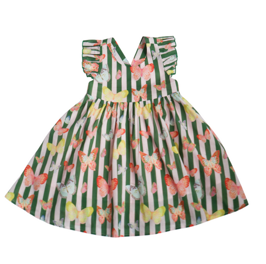Josie Dress, Butterfly Green - Magpies Paducah