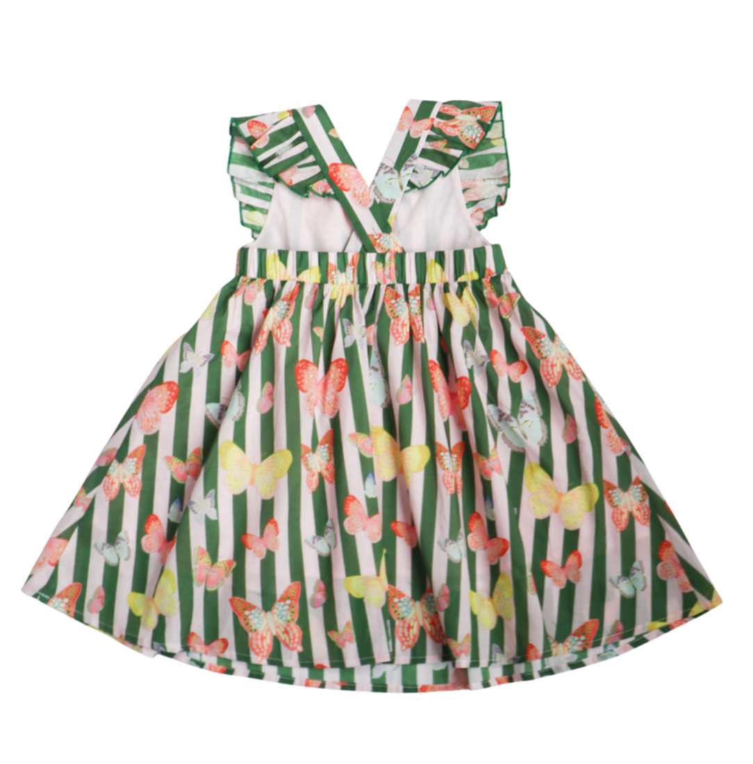 Josie Dress, Butterfly Green - Magpies Paducah