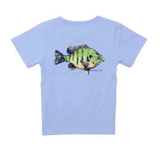 Short Sleeve Tee, Light Blue Blue Gill - Magpies Paducah