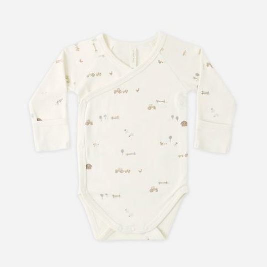 Side Snap Bodysuit, Farm - Magpies Paducah