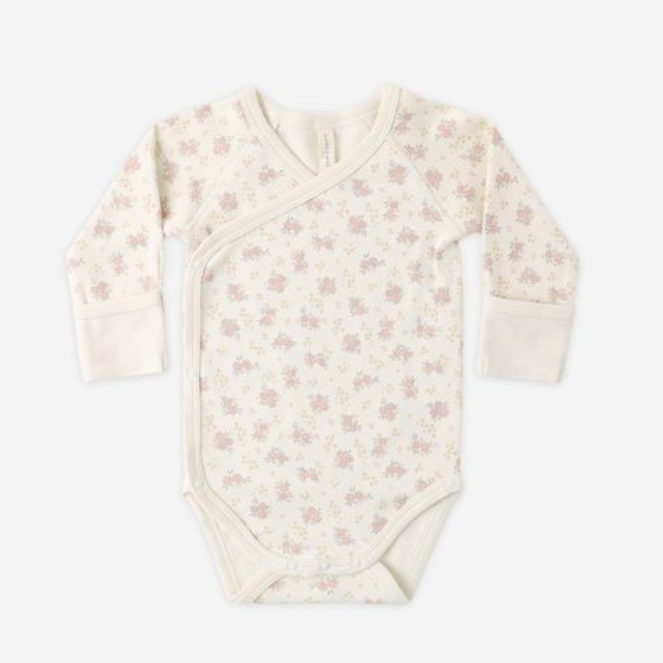 Side Snap Bodysuit, Flower Field - Magpies Paducah