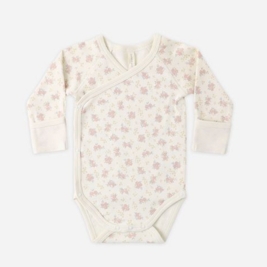 Side Snap Bodysuit, Flower Field - Magpies Paducah