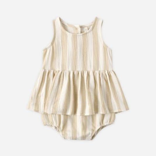 Skirted Tank Romper, Summer Stripe - Magpies Paducah