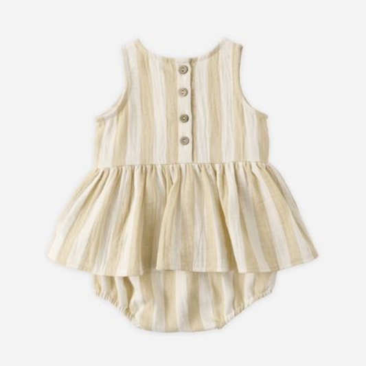 Skirted Tank Romper, Summer Stripe - Magpies Paducah