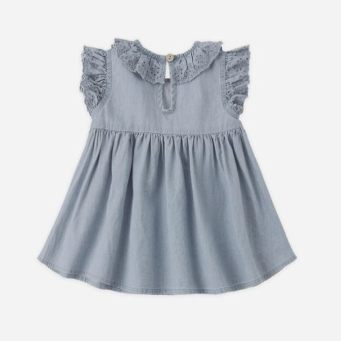 Sophie Dress, Chambray - Magpies Paducah