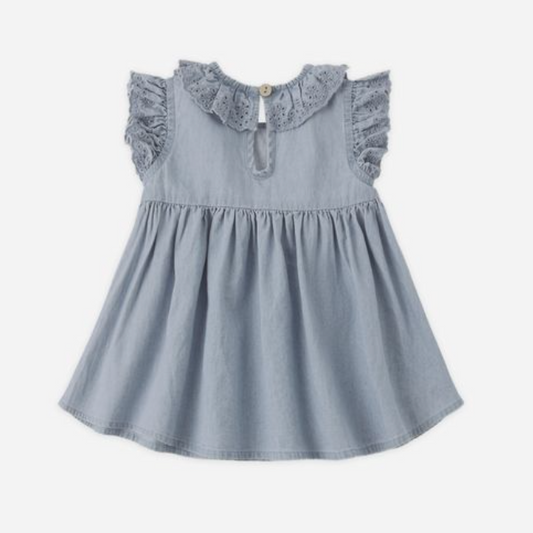 Sophie Dress, Chambray - Magpies Paducah