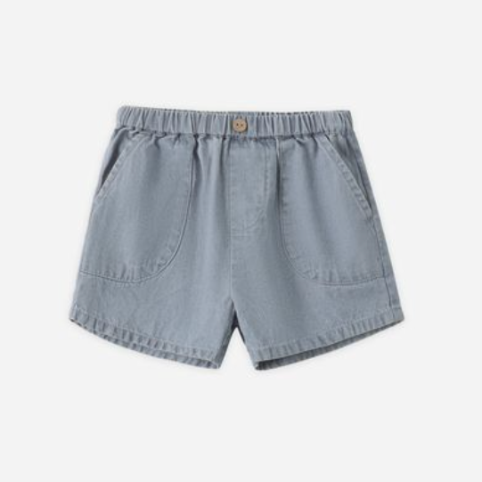 Utility Short, Chambray - Magpies Paducah