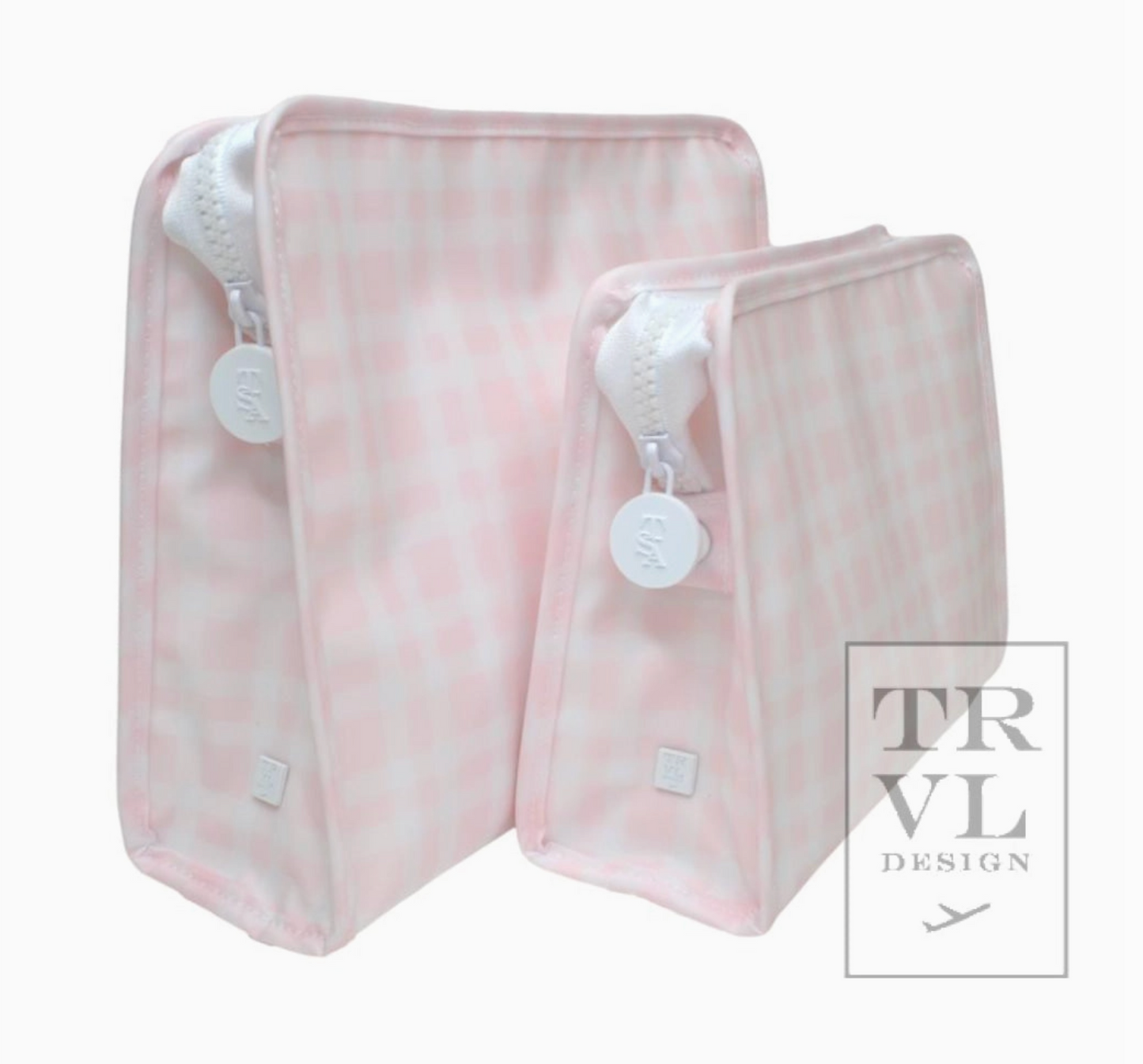 Roadie Zip Pouch, Pimlico Plaid Pink - Magpies Paducah