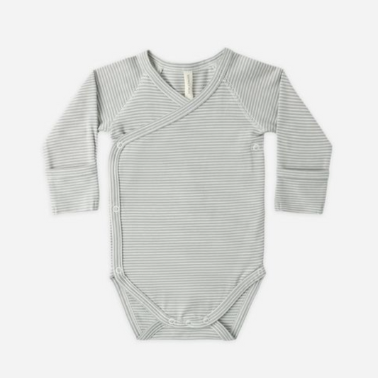 Side Snap Bodysuit, Sage Micro - Magpies Paducah