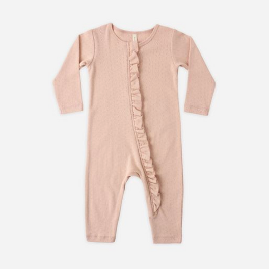 Ruffle Jumpsuit, Melon - Magpies Paducah