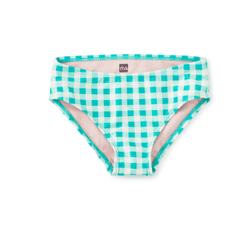 Ruffle Tankini Swim Set, Floral Tile Check - Magpies Paducah