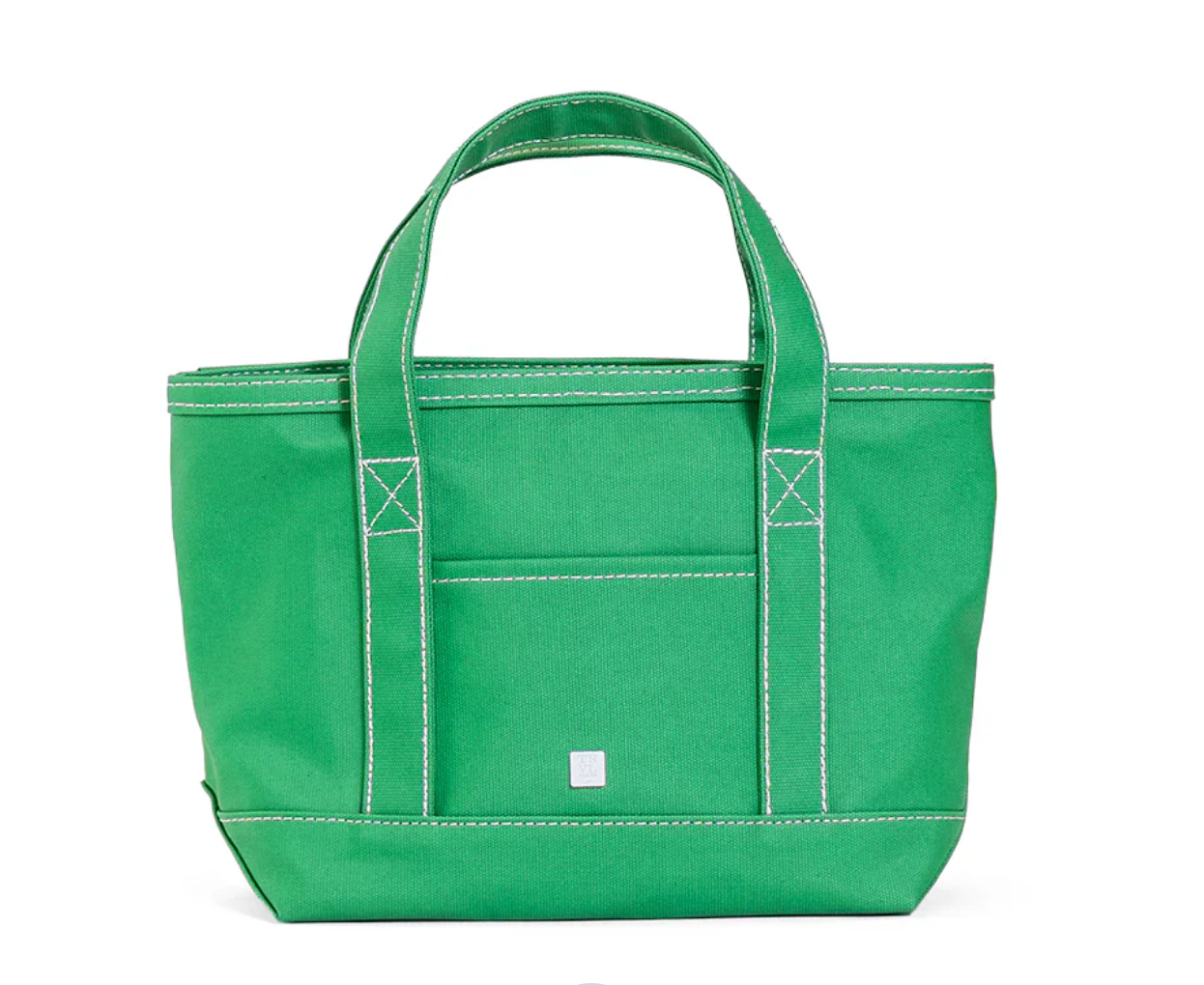Coated Canvas Mini Tote, Kelly Green - Magpies Paducah