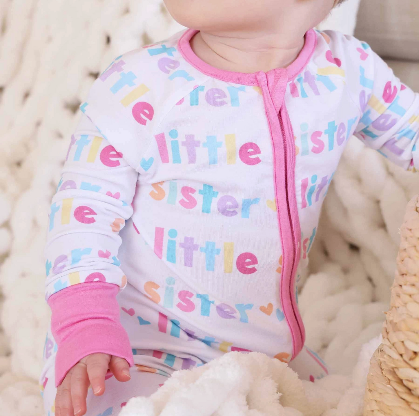 Convertible Zip Romper, Little Sister - Magpies Paducah