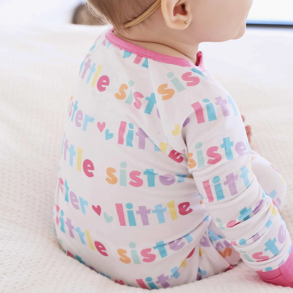 Convertible Zip Romper, Little Sister - Magpies Paducah