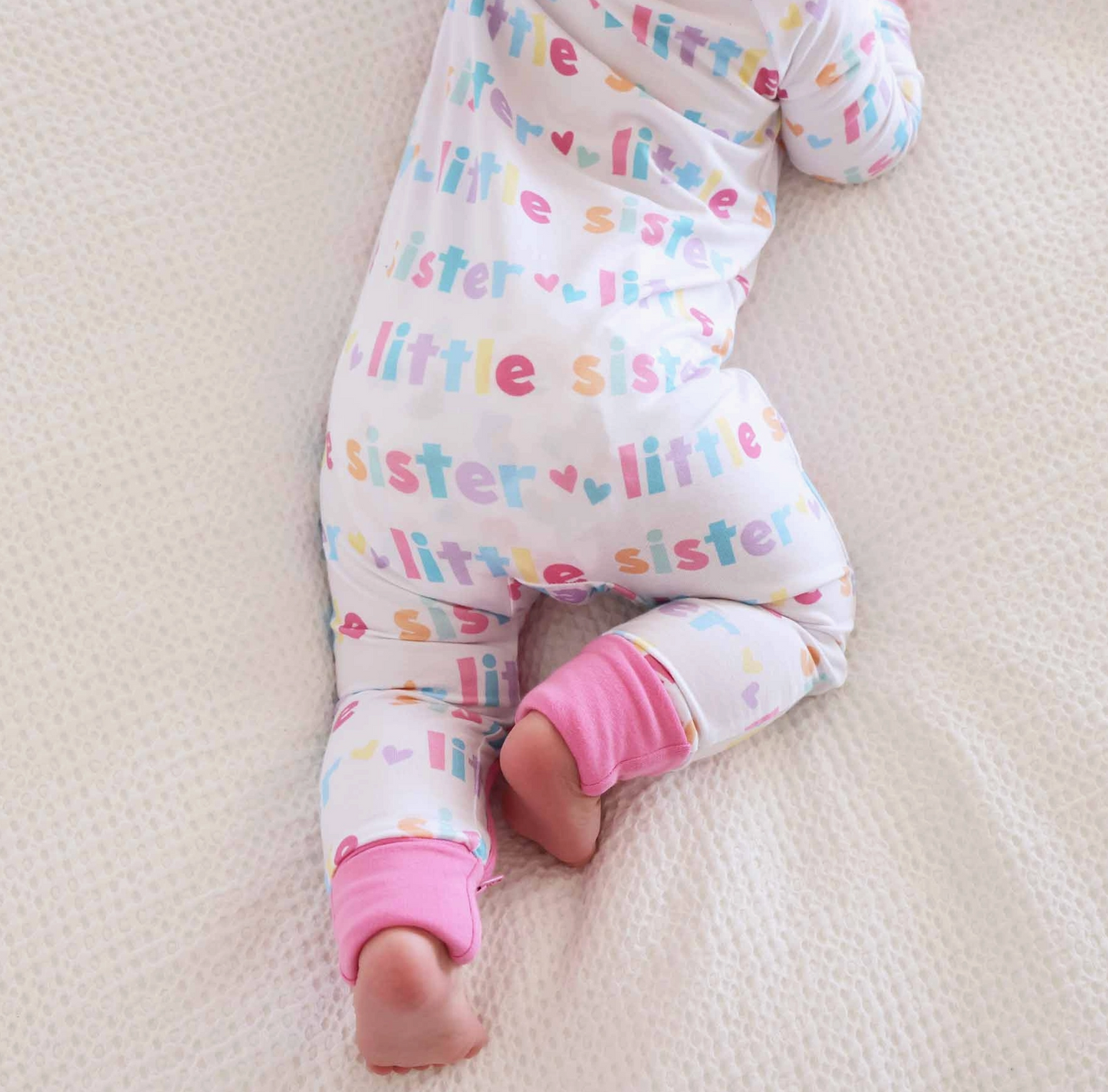 Convertible Zip Romper, Little Sister - Magpies Paducah