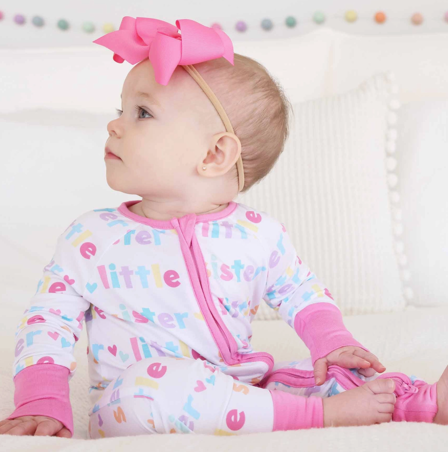 Convertible Zip Romper, Little Sister - Magpies Paducah