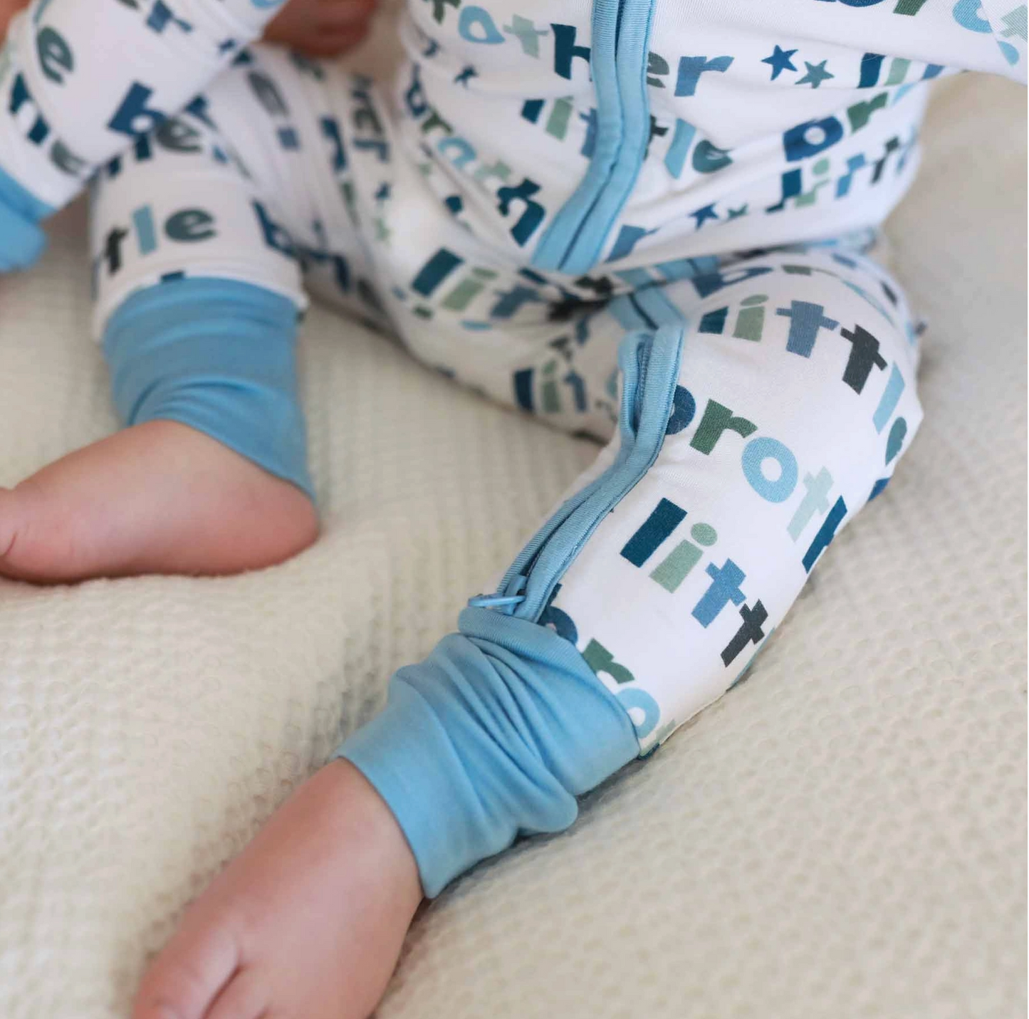 Convertible Zip Romper, Little Brother - Magpies Paducah