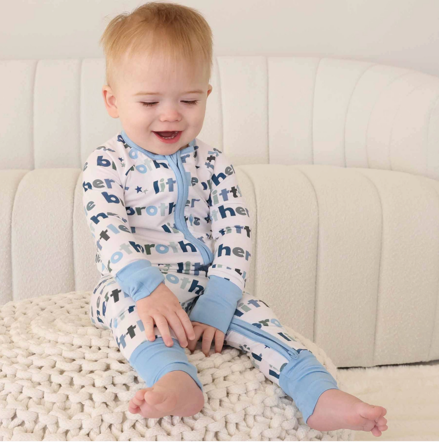 Convertible Zip Romper, Little Brother - Magpies Paducah