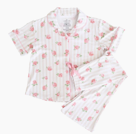 Flare PJ Set, Rosy & Cozy - Magpies Paducah
