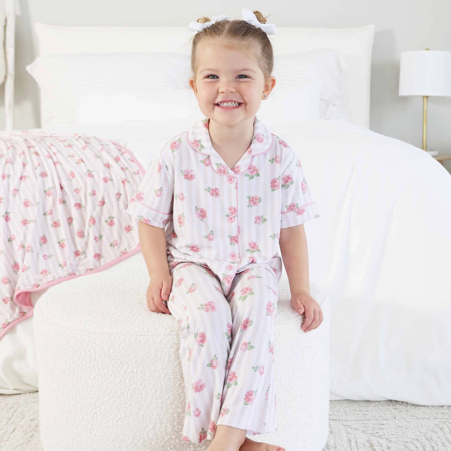 Flare PJ Set, Rosy & Cozy - Magpies Paducah