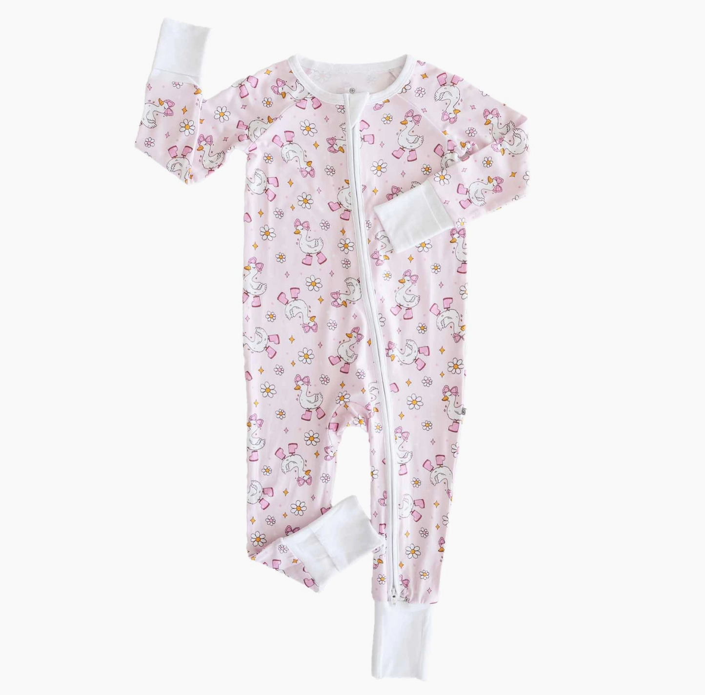 Convertible Zip Romper, Silly Goose - Magpies Paducah