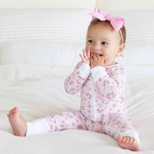 Convertible Zip Romper, Silly Goose - Magpies Paducah