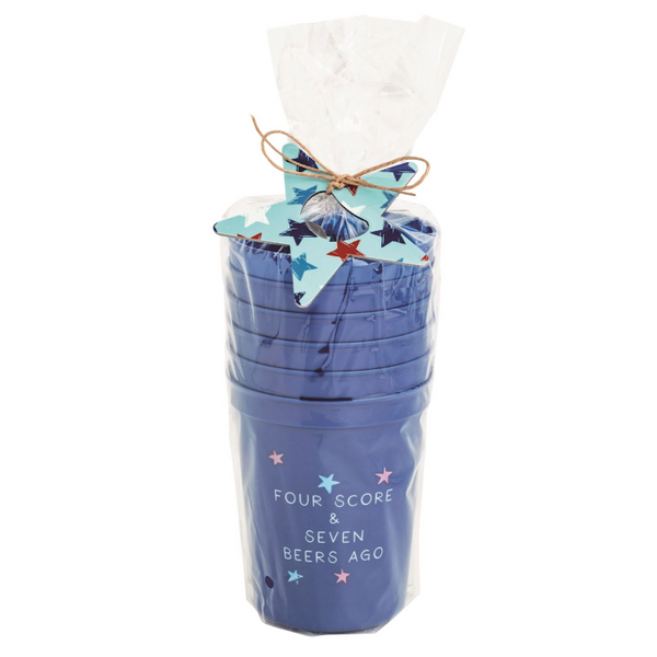 Americana Party Cup Set, Navy - Magpies Paducah