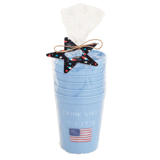 Americana Party Cup Set, Blue - Magpies Paducah