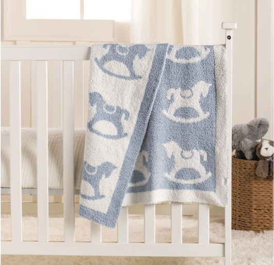 Chenille Blanket, Rocking Horse - Magpies Paducah