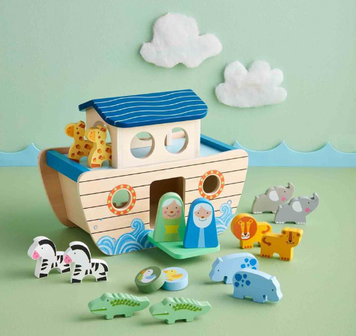 Noah's Ark Shape Sorter Set - Magpies Paducah