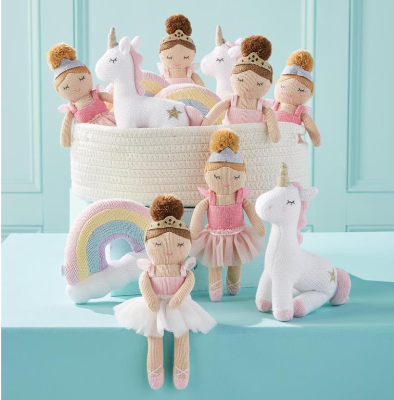 Princess Knit Rattle (4 styles!) - Magpies Paducah