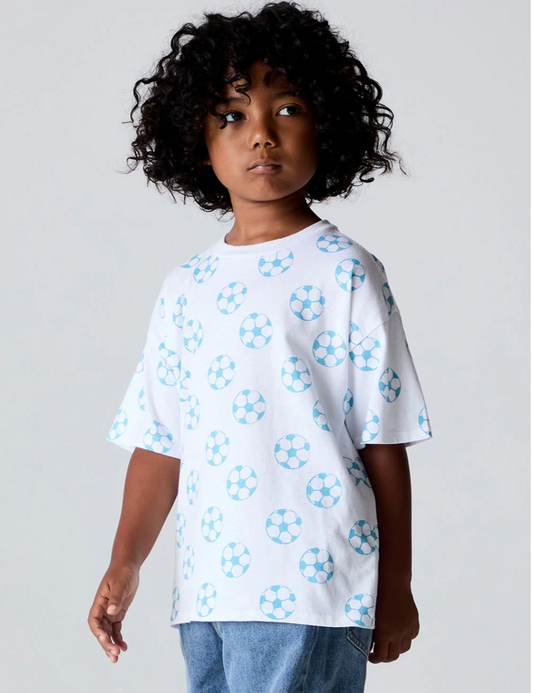 Vintage Jersey Tee, White Soccer - Magpies Paducah