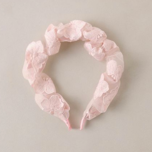 Gathered Headband, Cotton Candy - Magpies Paducah