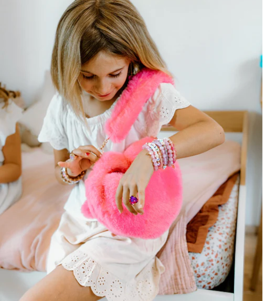 Pink Promise Furry Fuchsia Purse - Magpies Paducah