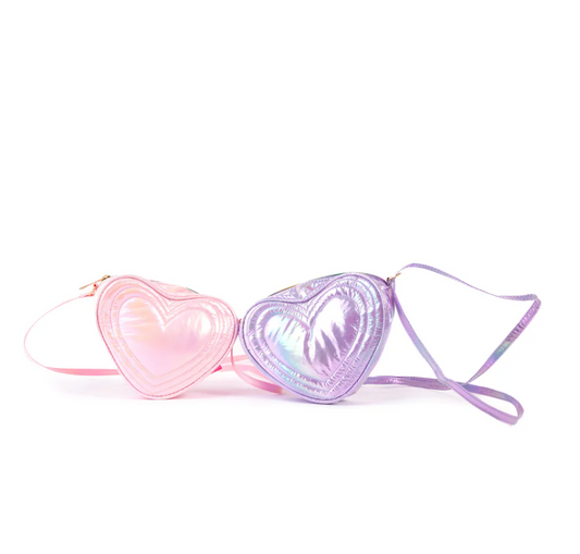 True Heart Crossbody Purse, Pink or Purple - Magpies Paducah