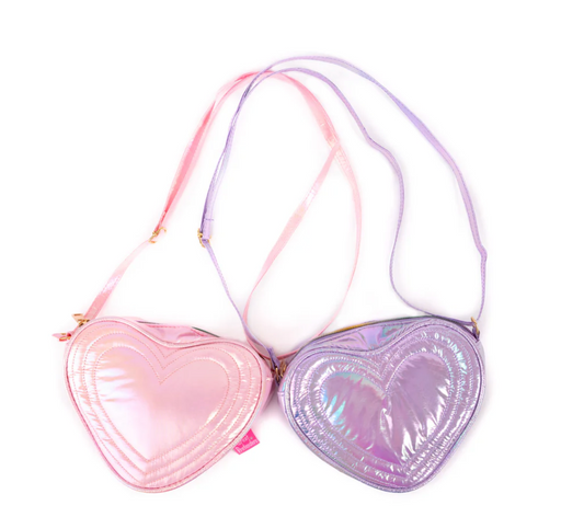 True Heart Crossbody Purse, Pink or Purple - Magpies Paducah