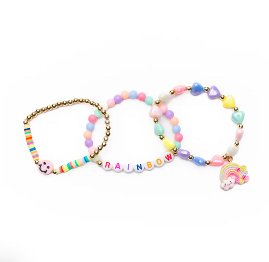 Rainbow Smiles Bracelet Set - Magpies Paducah
