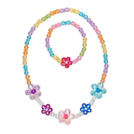 Blooming Beads Necklace + Bracelet Set - Magpies Paducah
