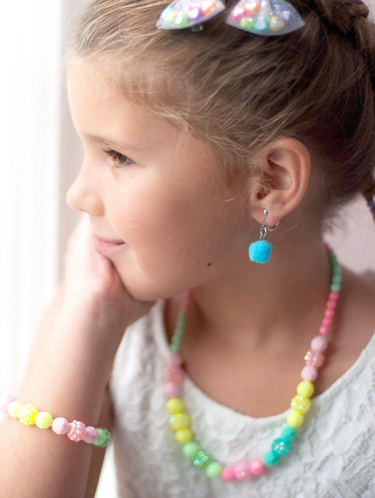 Vividly Vibrant Necklace + Bracelet Set - Magpies Paducah