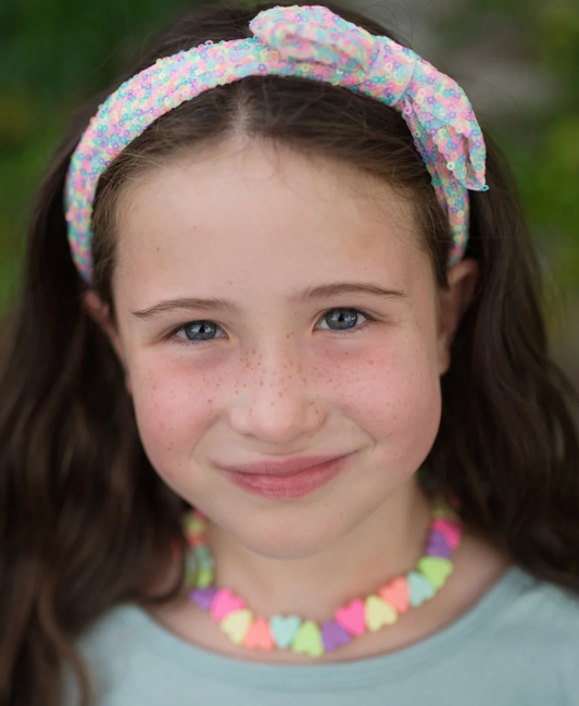 Sweet Tart Heart Necklace + Bracelet Set - Magpies Paducah