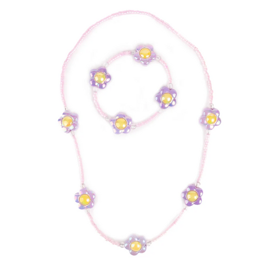 Crazy for Daisies Necklace + Bracelet Set - Magpies Paducah