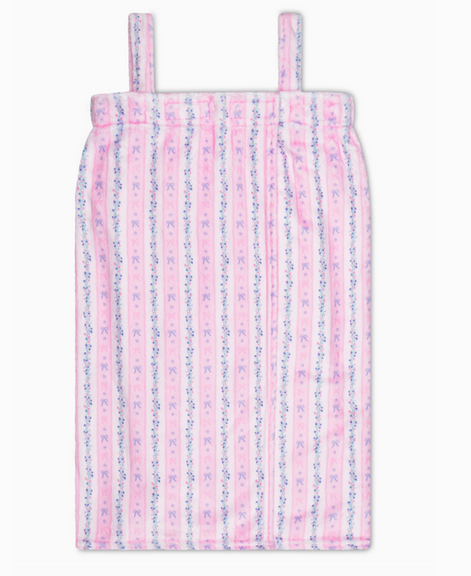 Floral Stripes Spa Wrap - Magpies Paducah