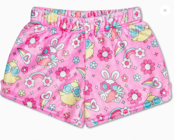 Flower Chicks Plush Shorts - Magpies Paducah