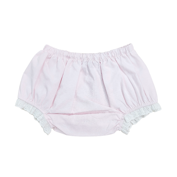Pink Eyelet Trim Bloomer - Magpies Paducah